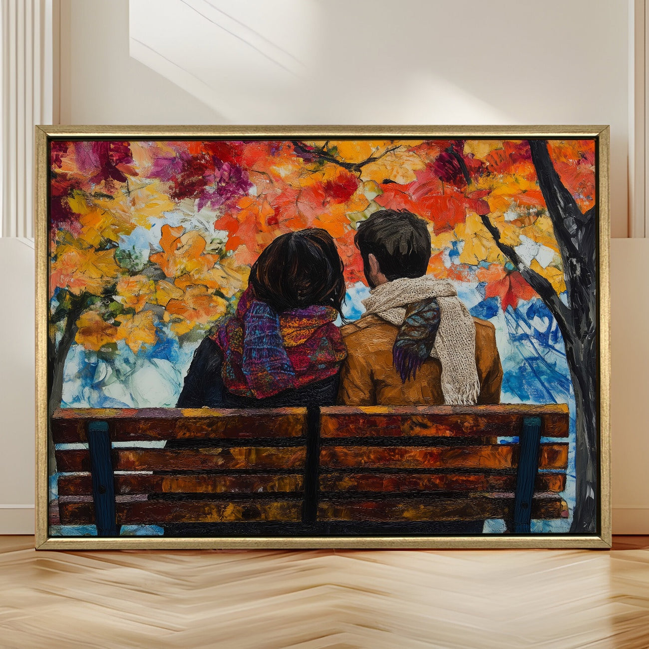 Romantic Couple Canvas Wall Art