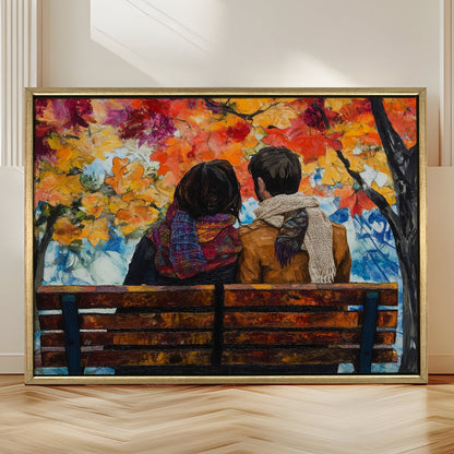 Romantic Couple Canvas Wall Art