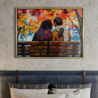 Romantic Couple Canvas Wall Art