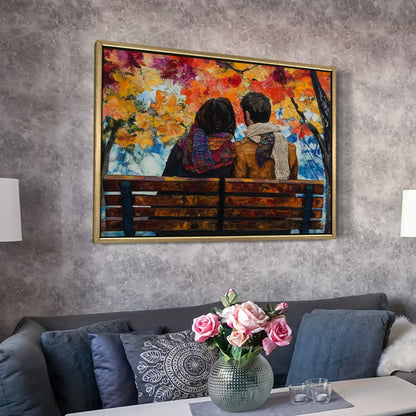 Romantic Couple Canvas Wall Art