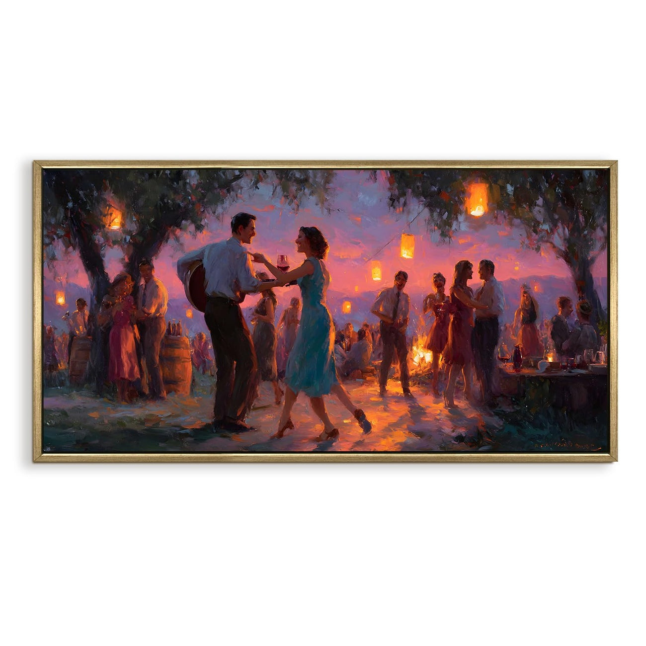Romantic Scene Wall Art
