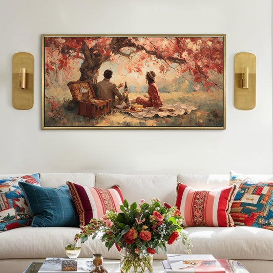 Romantic Spring Scene Wall Art