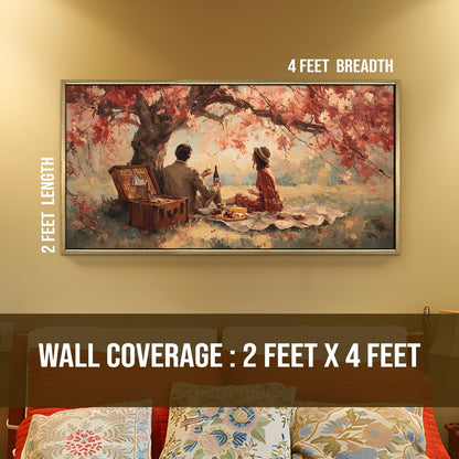 Romantic Spring Scene Wall Art