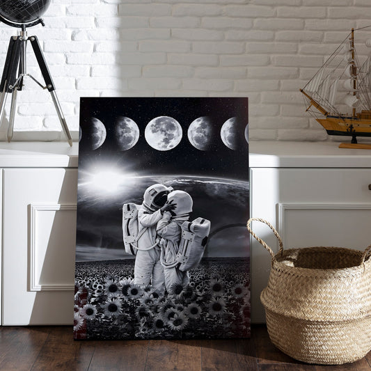 Astral Affection Canvas Wall Art Painting