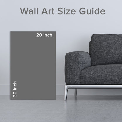 Astral Affection Canvas Wall Art Painting for Modern Décor