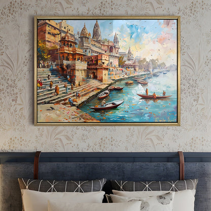 Banaras Ghats Painting