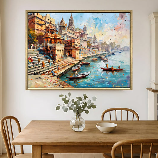 Banaras Ghats Painting