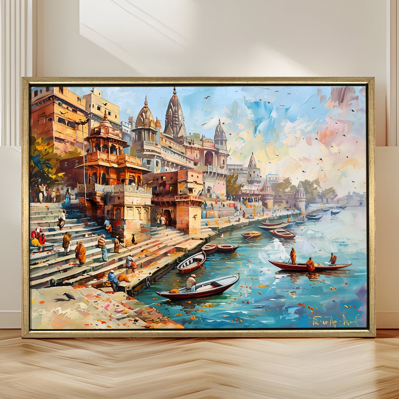 Banaras Ghats Painting