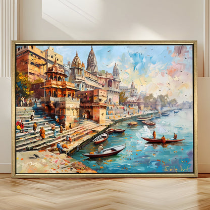 Banaras Ghats Painting