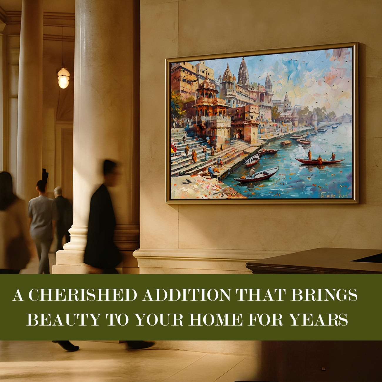 Banaras Ghats Painting