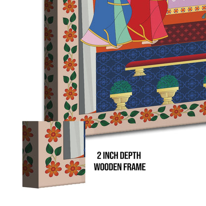 Shreenathji Pichwai Canvas Wall Art Traditional Indian Home Decor