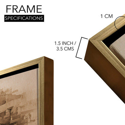 Banaras Ghats Painting – Premium Canvas Artwork for Living Room