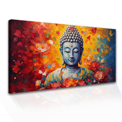 Premium Lord Buddha Canvas Painting for Peaceful Home Décor