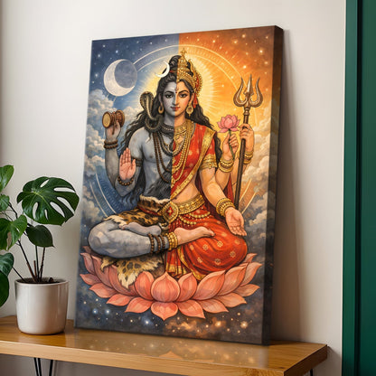 Lord Shiva Canvas Wall Art Painting for Living Room Home Décor