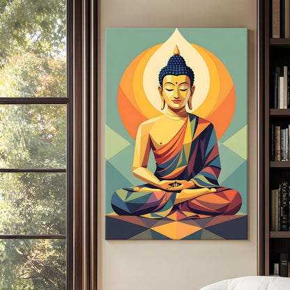 Spiritual Buddha Meditation Wall Art for Calm Home Décor