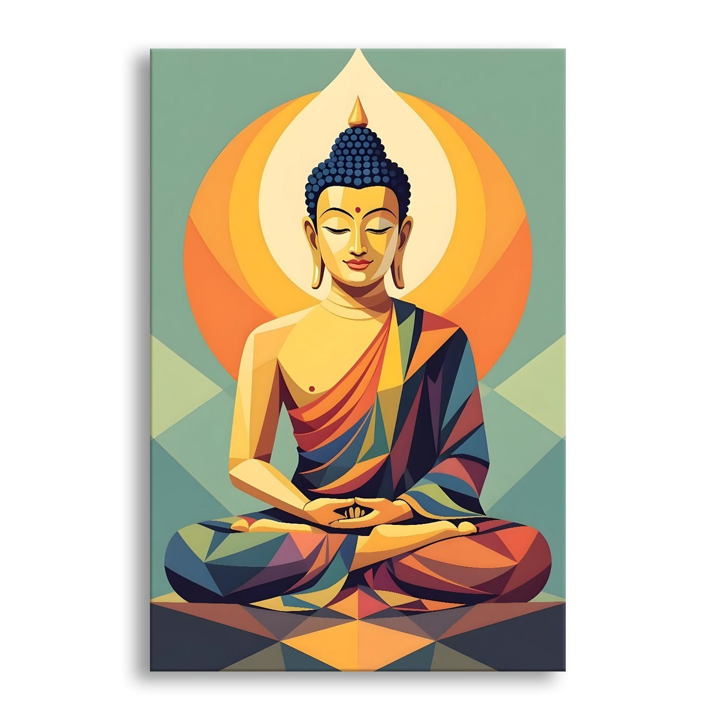 Spiritual Buddha Meditation Wall Art for Calm Home Décor
