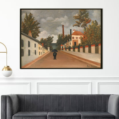 Outskirts of Paris Henri Rousseau Canvas Wall Art Classic Decor