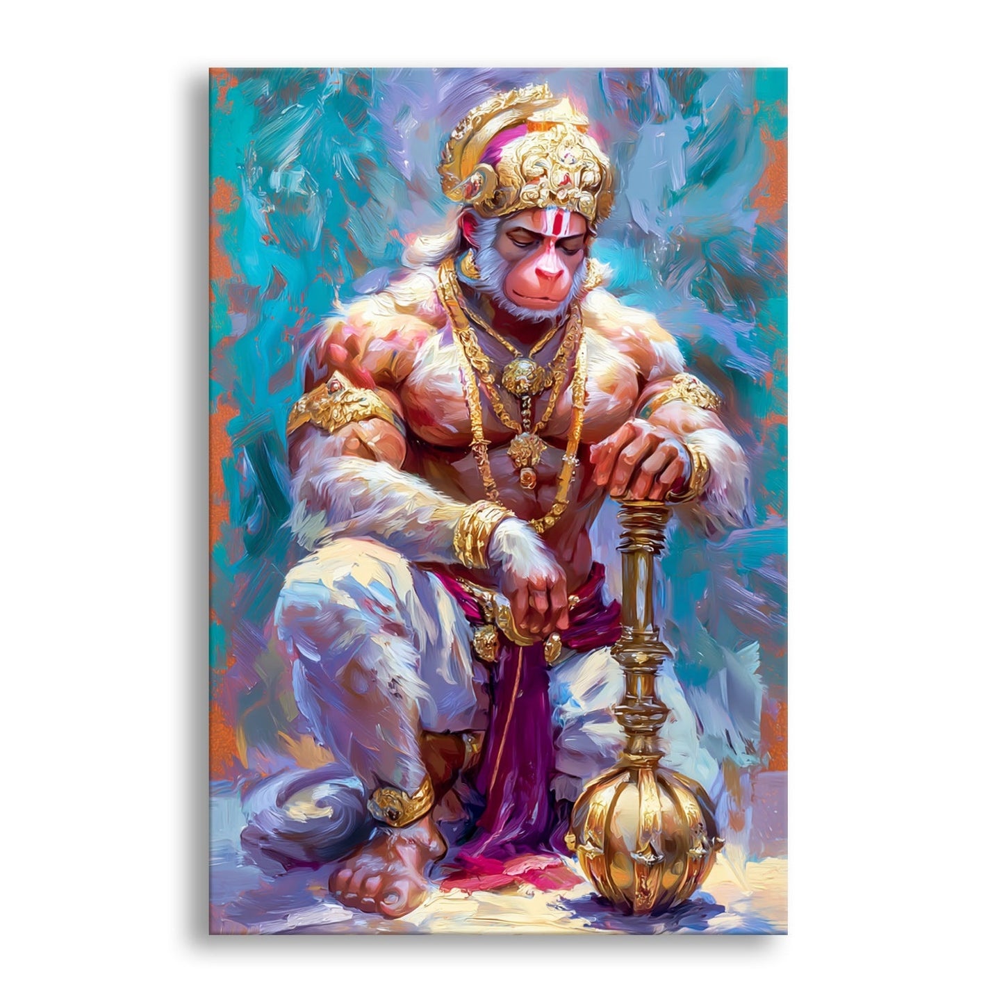 Lord Hanuman Canvas Wall Art