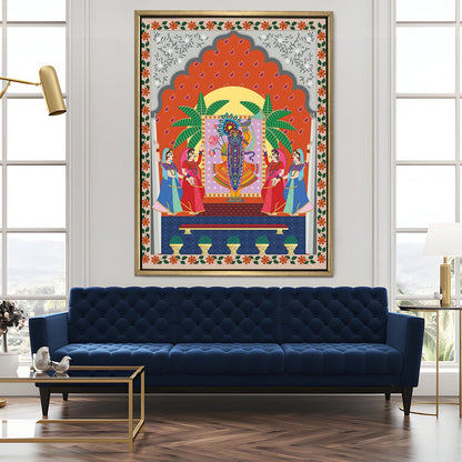 Shreenathji Pichwai Canvas Wall Art