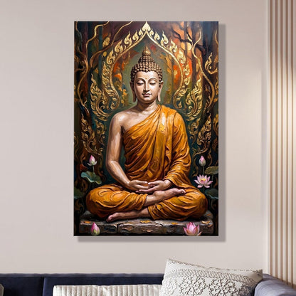Tranquil Buddha Meditation Wall Art for Serene Home Décor