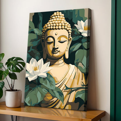 Aesthetic Buddha Meditation Wall Art for Calm Home Décor