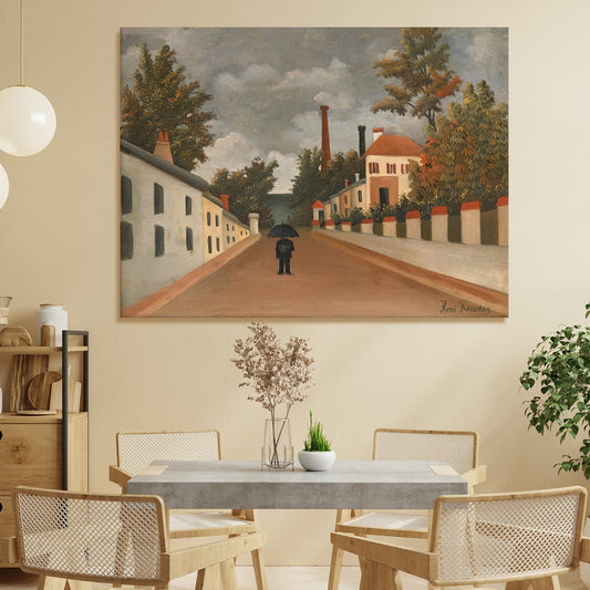 Outskirts of Paris Henri Rousseau Canvas Wall Art Classic Decor