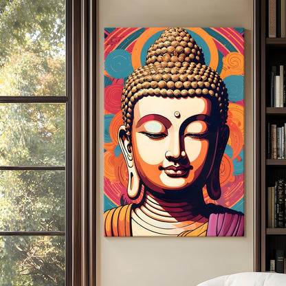 Minimalist Buddha Meditation Wall Art for Peaceful Home Décor