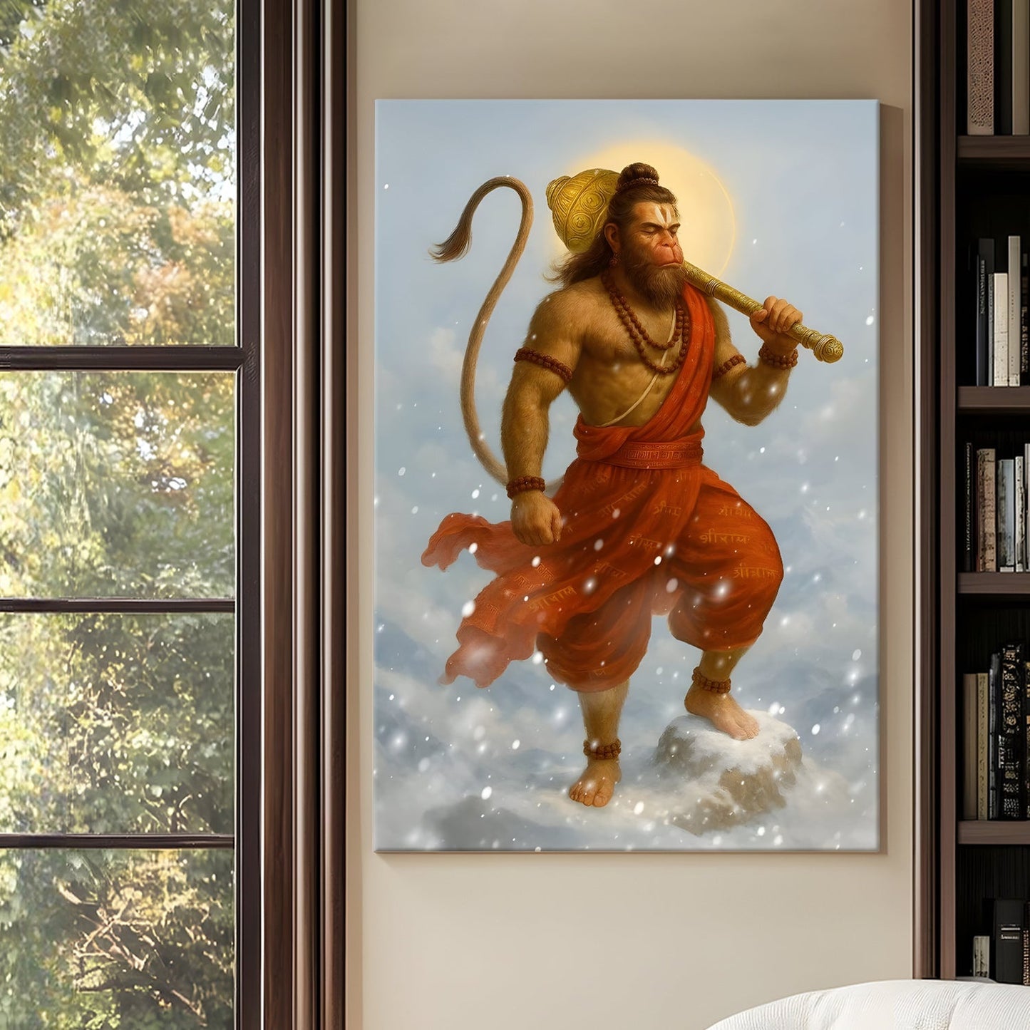 Lord Hanuman Canvas Wall Art