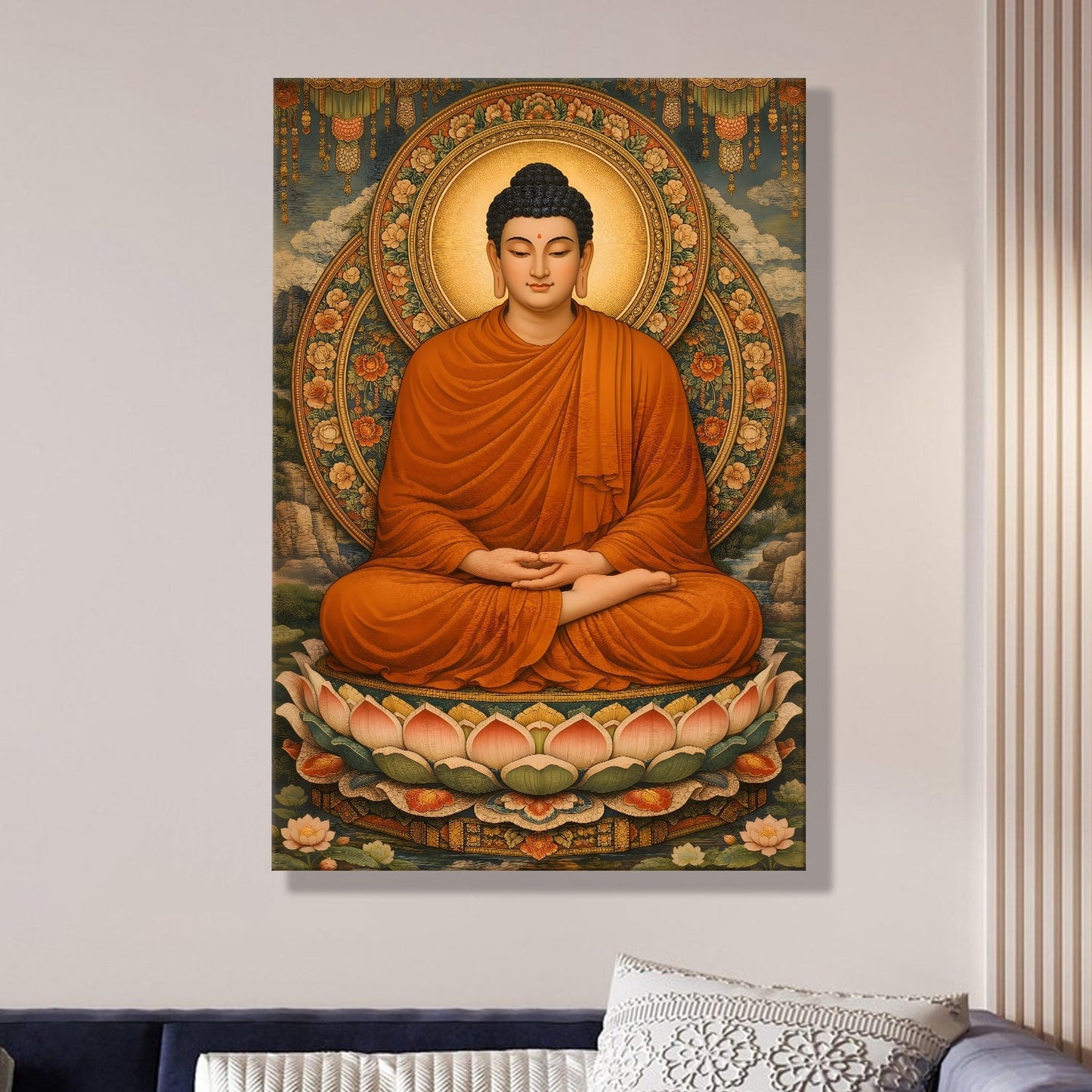 Premium Buddha Meditation Wall Art for Peaceful Home Décor