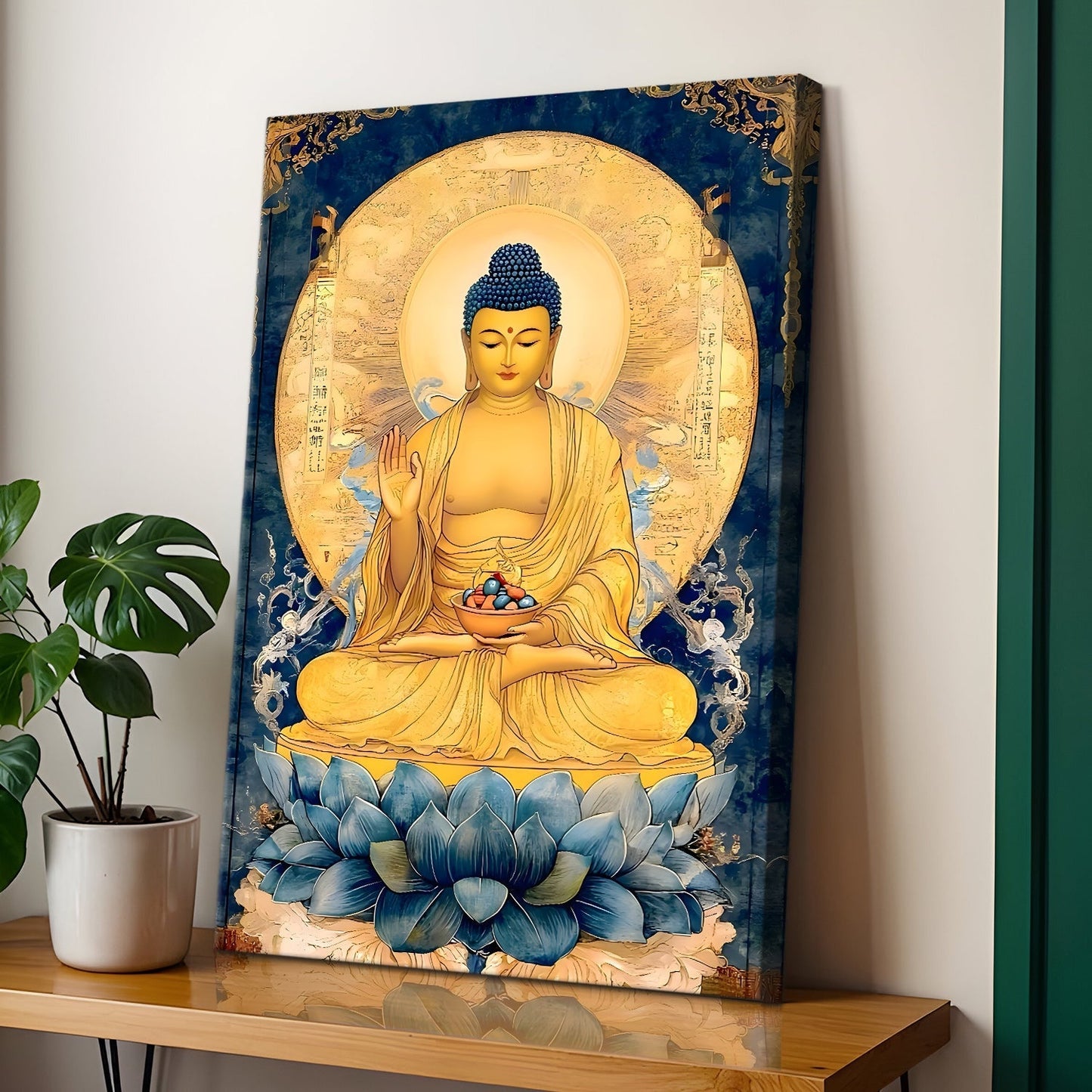 Peaceful Buddha Meditation Wall Art for Calm Home Décor