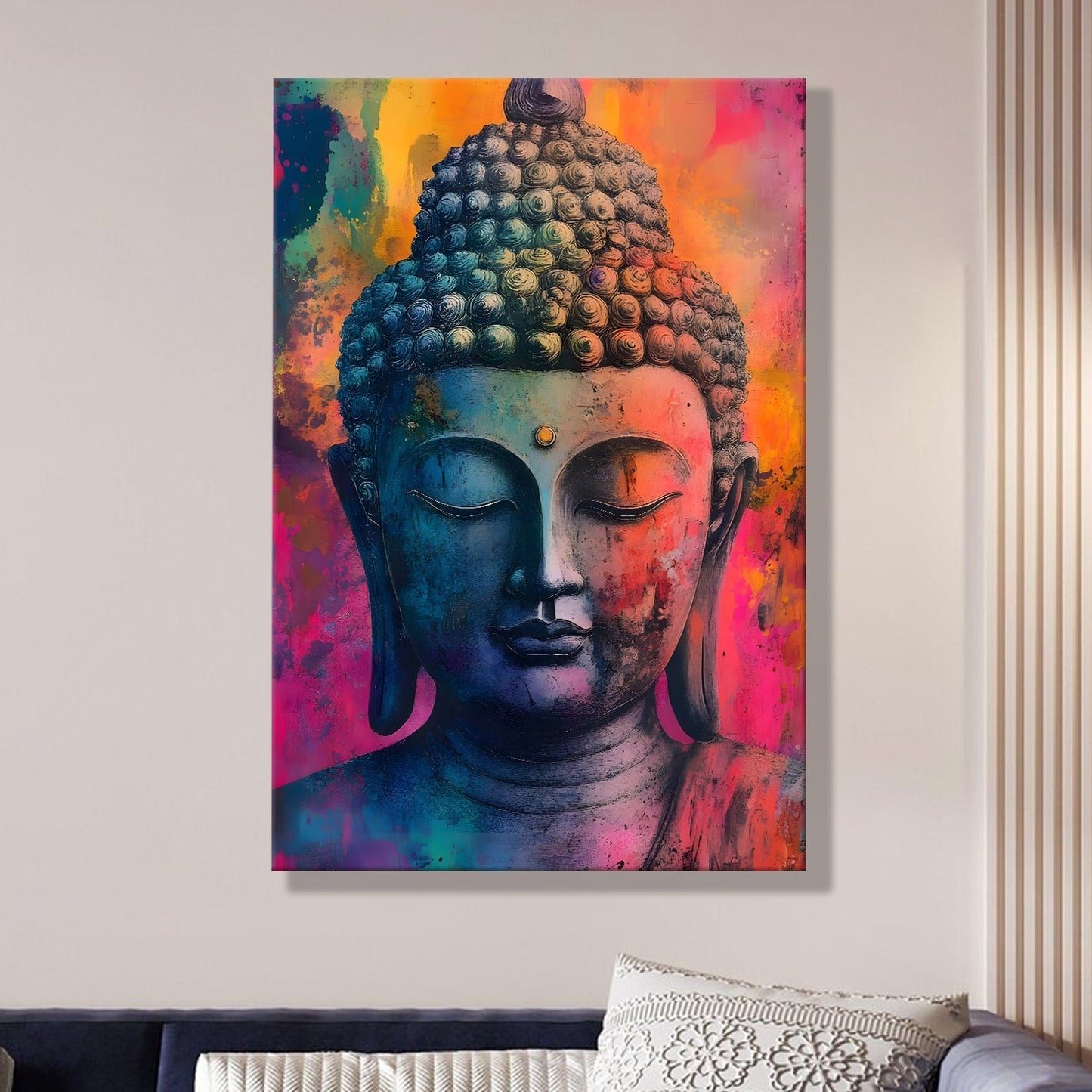 Tranquil Buddha Meditation Wall Art for Calm Home Décor