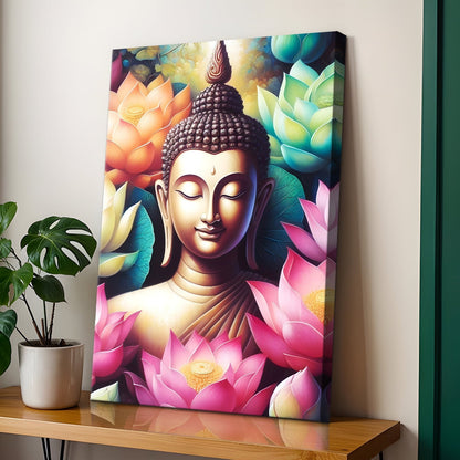 Peaceful Buddha Meditation Wall Art for Calm Home Décor