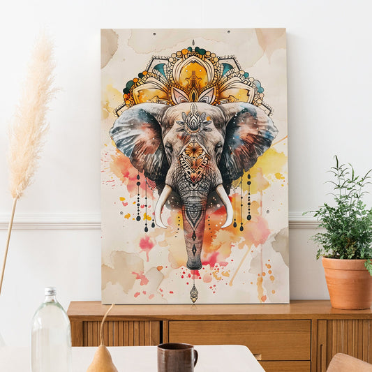 Elephant Vastu Canvas Painting