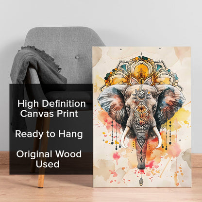 Elephant Vastu Canvas Painting