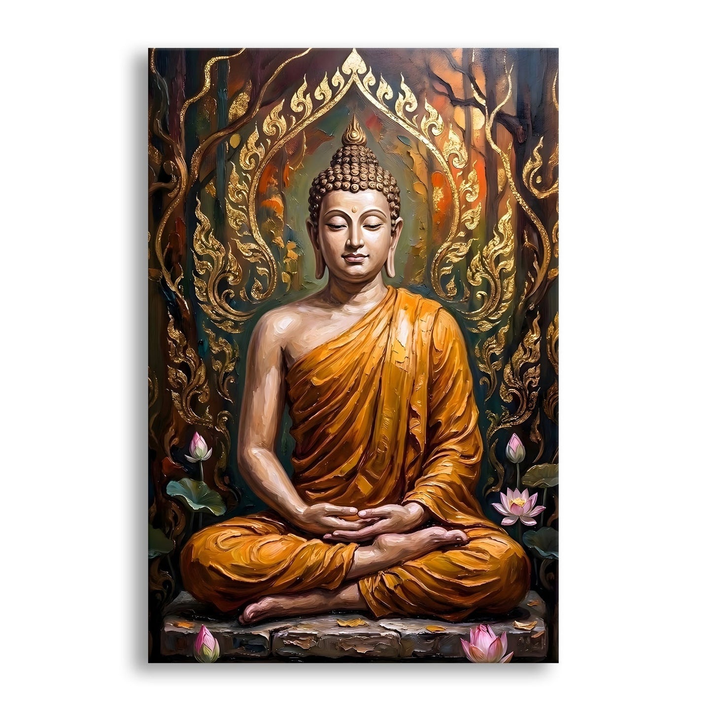 Tranquil Buddha Meditation Wall Art for Serene Home Décor