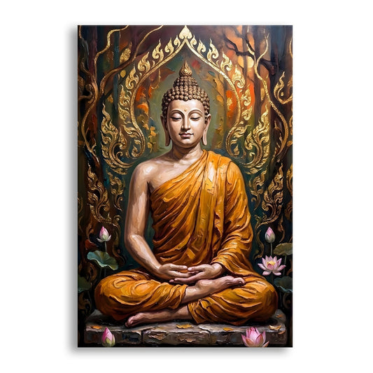 Tranquil Buddha Meditation Wall Art for Serene Home Décor