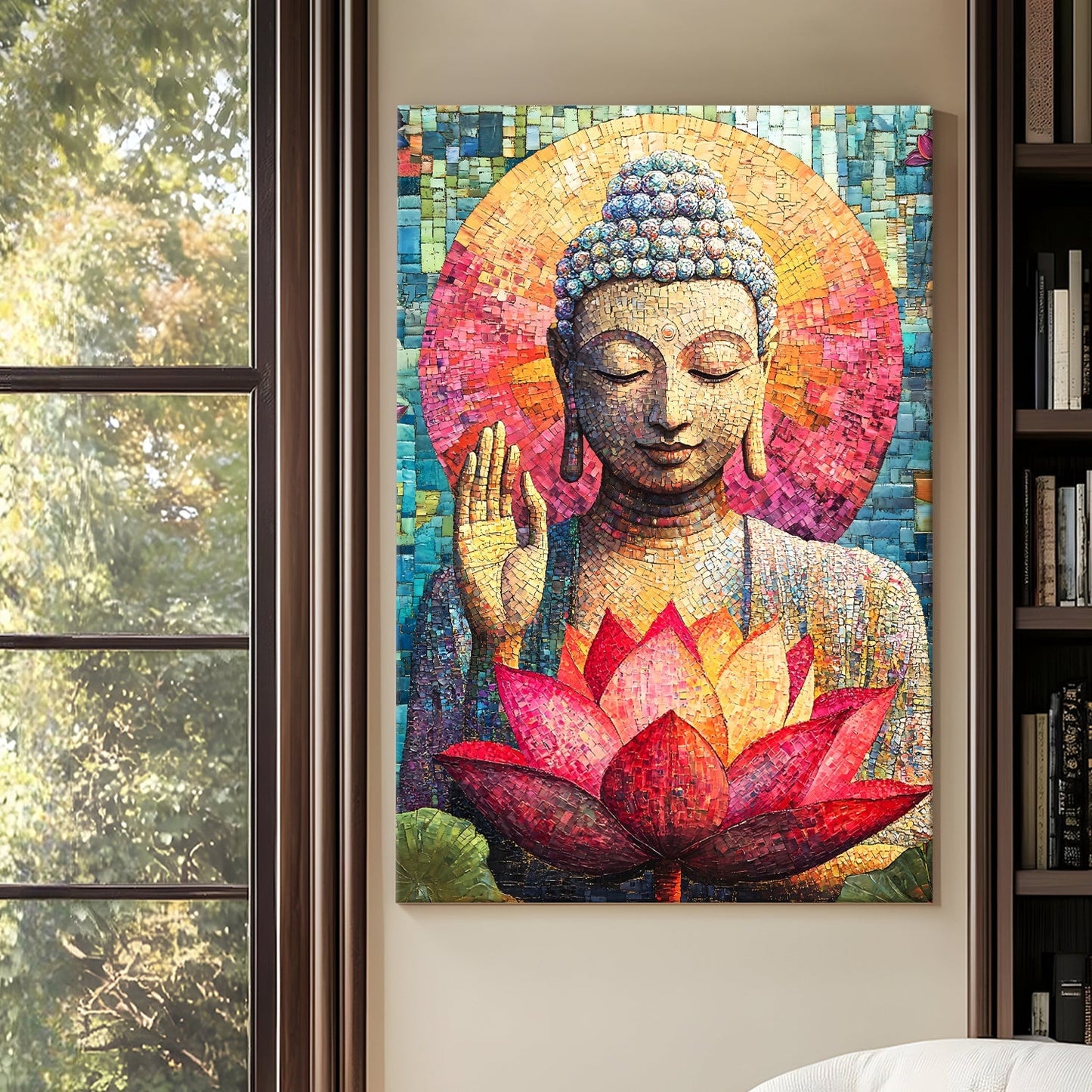 Graceful Buddha Meditation Wall Art for Peaceful Home Décor