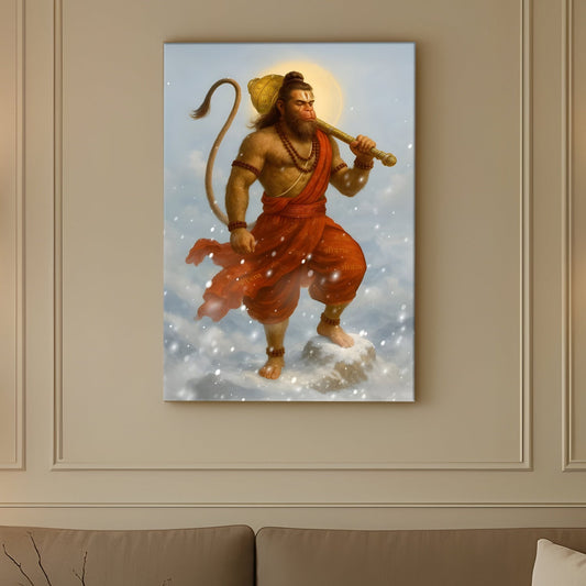 Lord Hanuman Canvas Wall Art