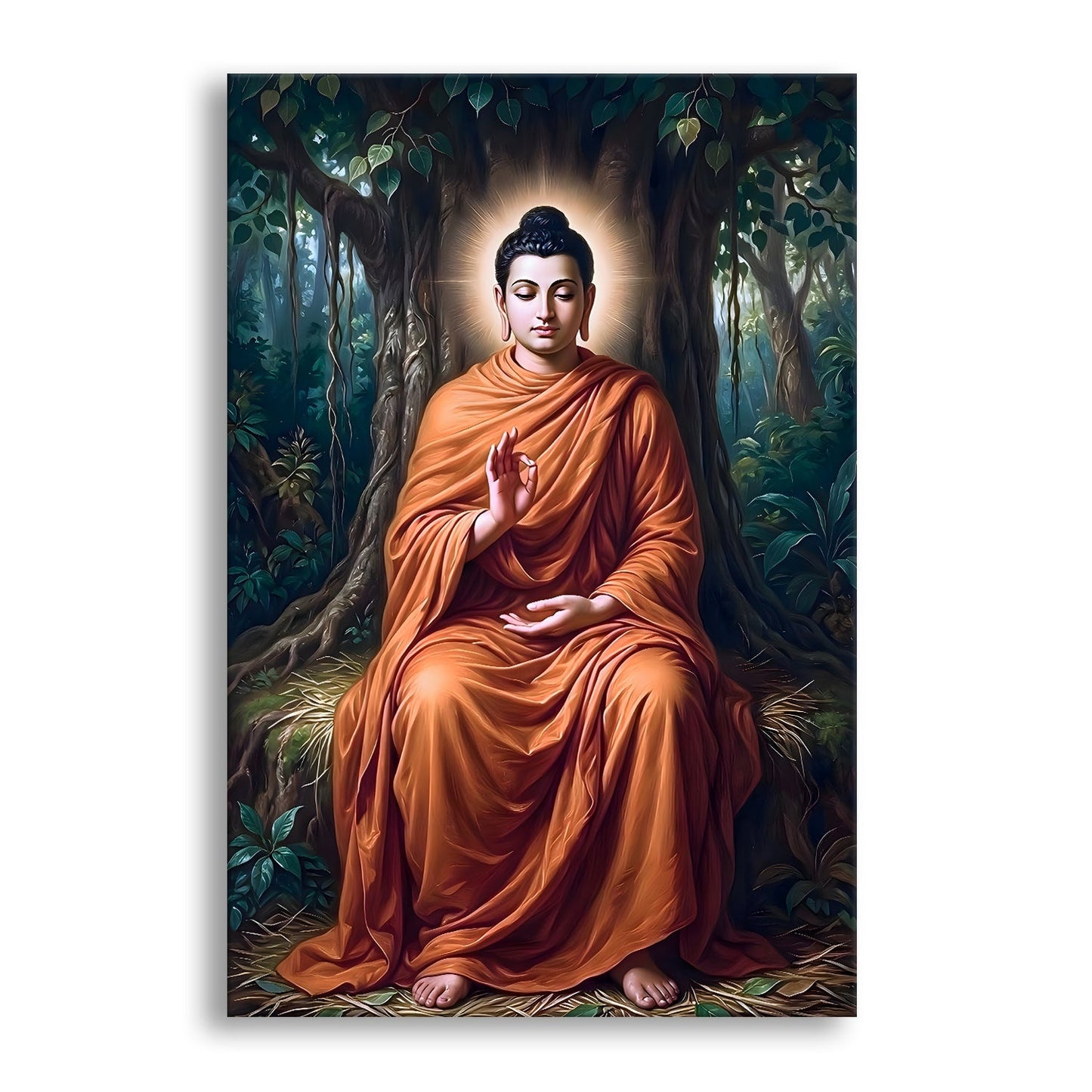 Elegant Buddha Meditation Wall Art for Peaceful Home Décor