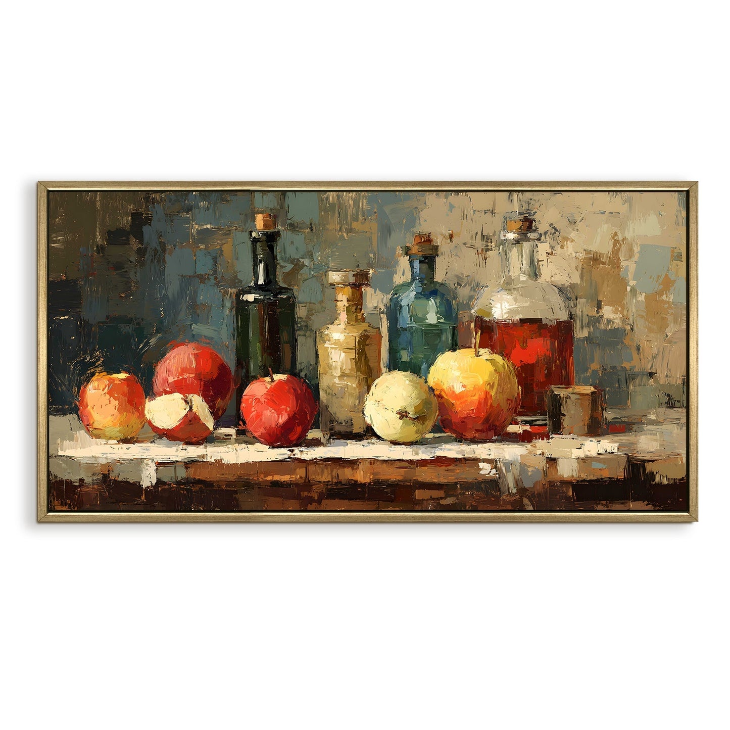European Kitchen Wall Art – Elegant Café Dining Canvas Decor