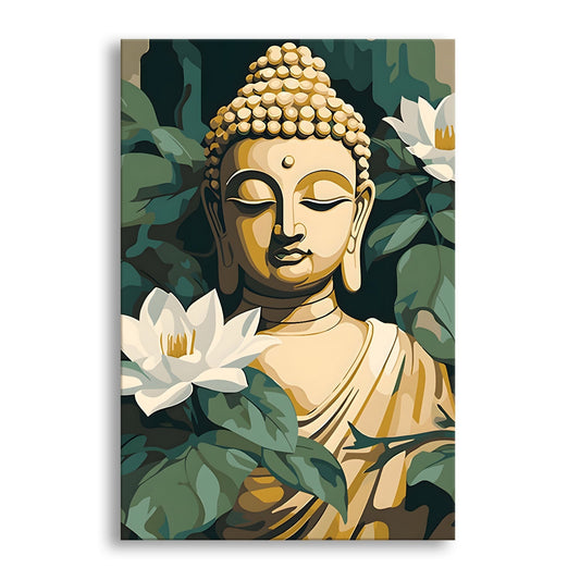 Aesthetic Buddha Meditation Wall Art for Calm Home Décor