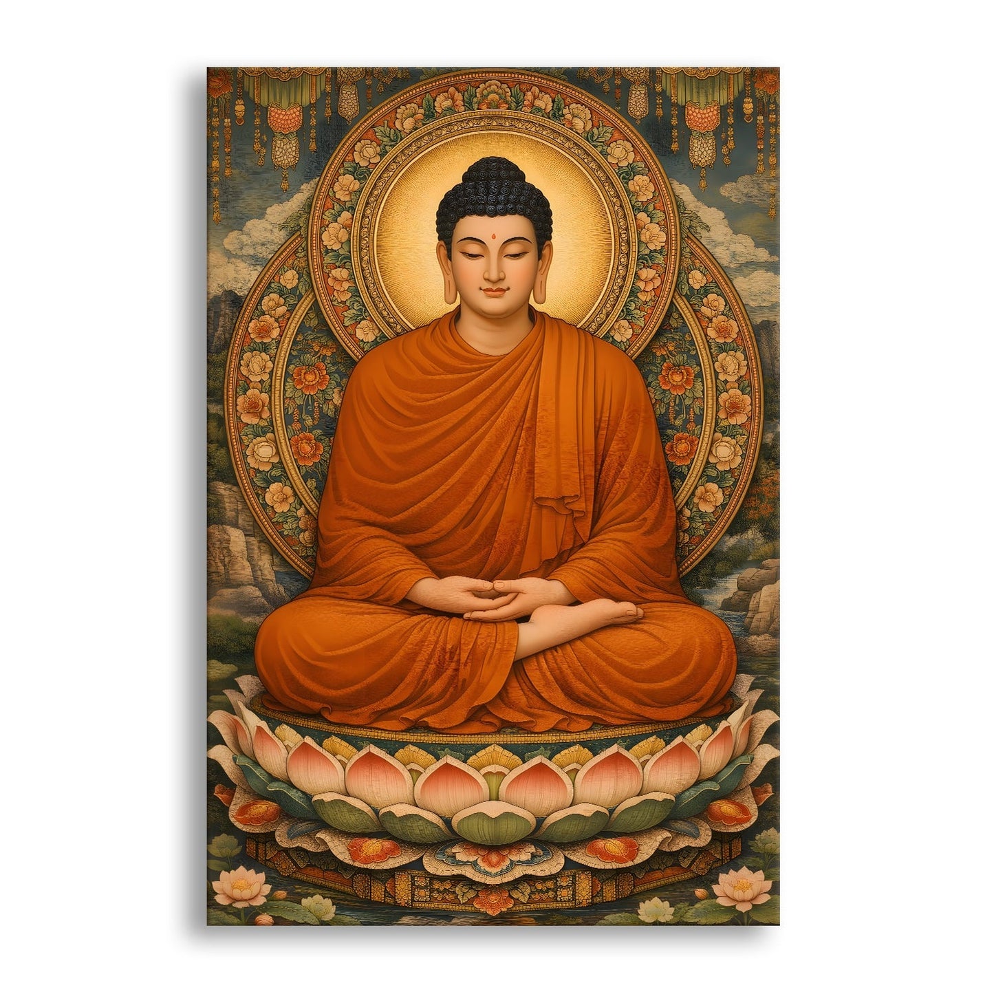 Premium Buddha Meditation Wall Art for Peaceful Home Décor