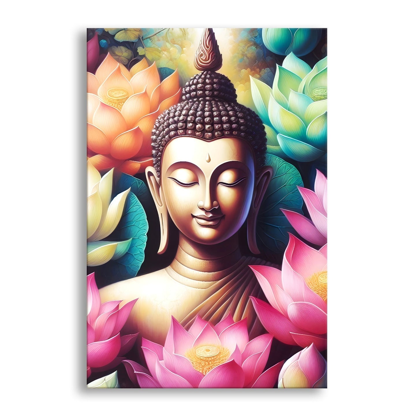 Peaceful Buddha Meditation Wall Art for Calm Home Décor