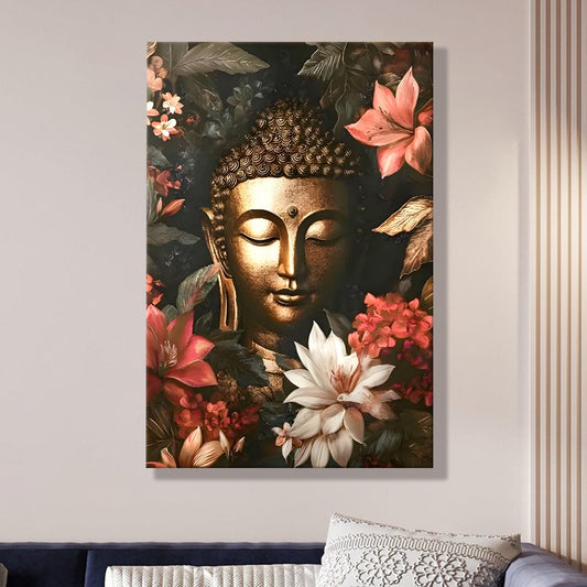 Modern Buddha Meditation Wall Art for Calm & Stylish Home Décor