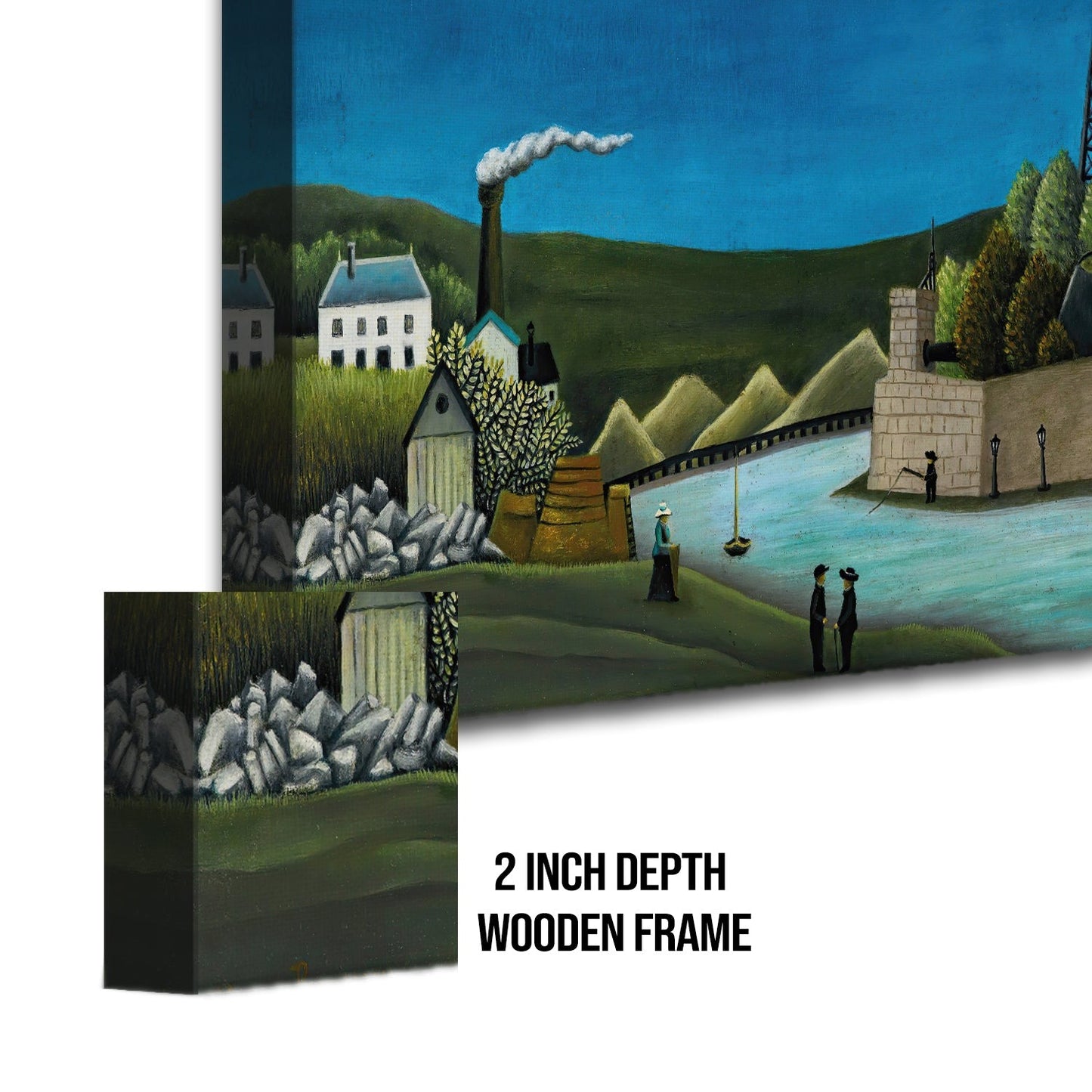 Bridge at Sèvres with the Eiffel Tower Paris Canvas Wall Art