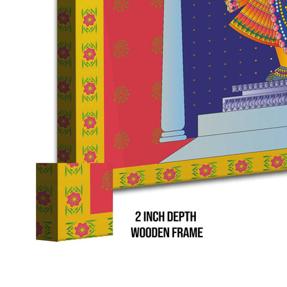 Shreenathji Pichwai Canvas Wall Art Traditional Indian Home Decor