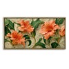 Hibiscus Flower Wall Art Elegant Tropical Floral Canvas Decor