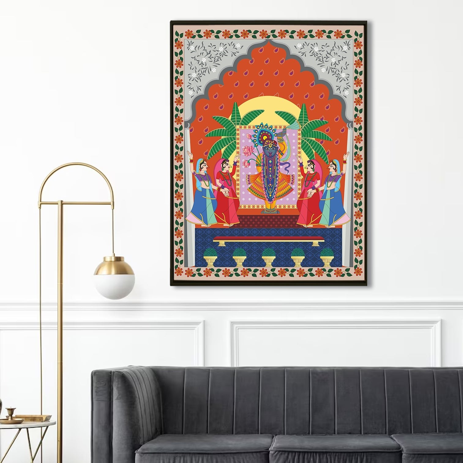 Shreenathji Pichwai Canvas Wall Art