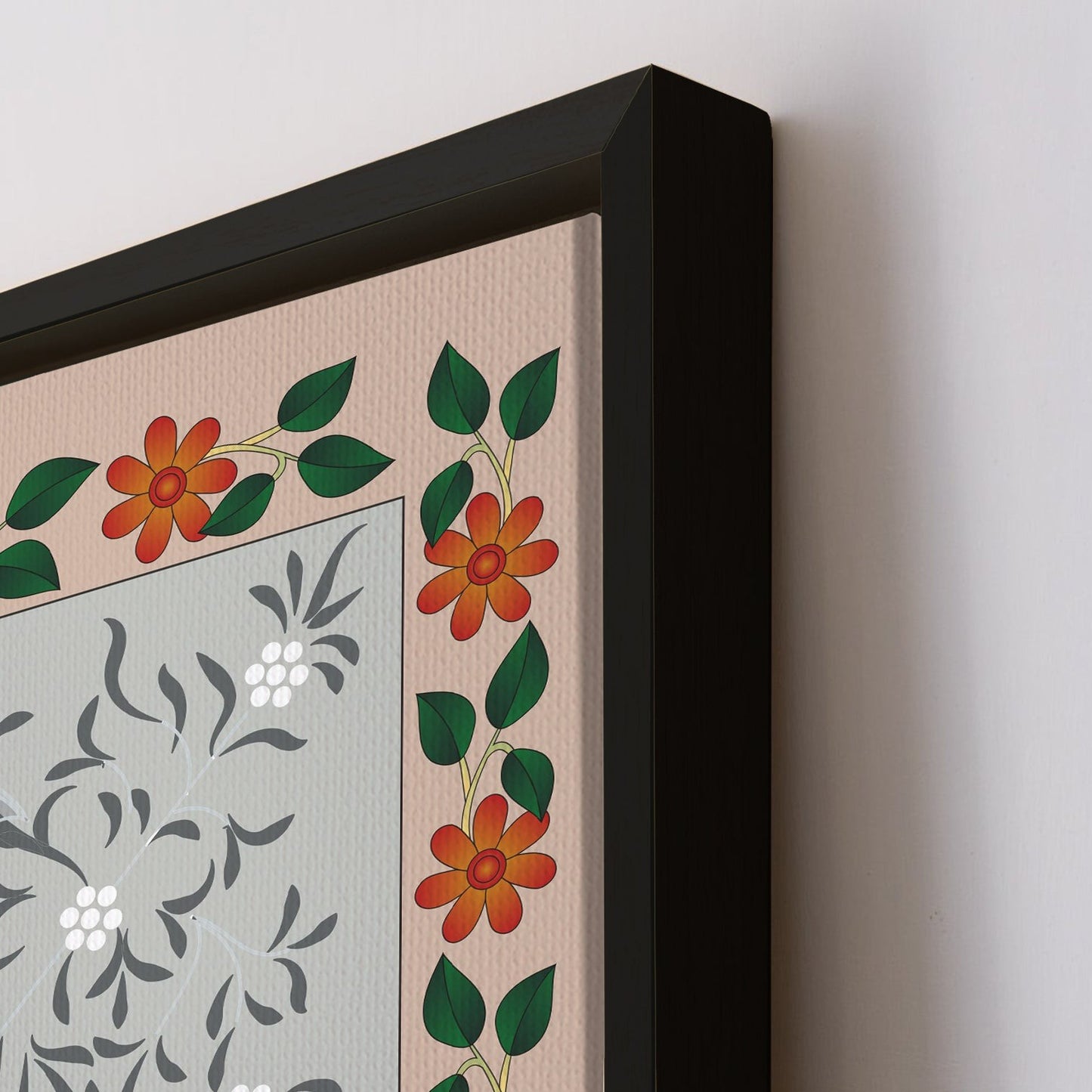 Shreenathji Pichwai Canvas Wall Art Traditional Indian Home Decor