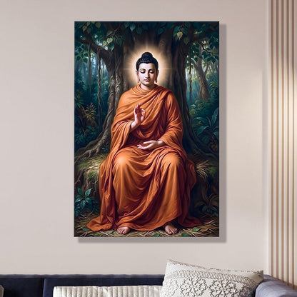 Elegant Buddha Meditation Wall Art for Peaceful Home Décor